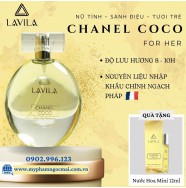 Nước Hoa Nữ Phong Cách Sành Điệu - Tươi Trẻ Lavila Chanel Coco (60ml) Chính Hãng - Tặng 01 Chai Mini Chanel Coco (12ml)